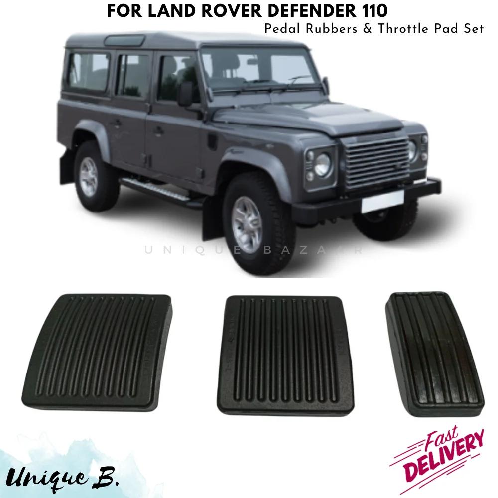 For Land Rover Defender 110 Pedal Rubbers & Throttle Pad Set - 61 K738 11 H1781 300Tdi 200tdi High Qualitiy