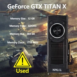 Used GeForce GTX TITAN X 12GB GAMING, Play 4k with Ease Graphics Card