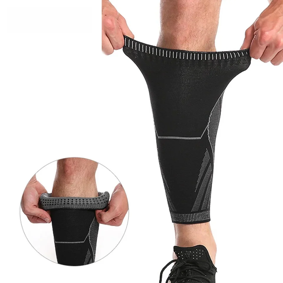 AliExpress Aolikes AOLIKES 1PCS Compression Calf Sleeve Basketball Volleyball Support Calf Elastic Cycling Leg Warmers Football Sport Leg Sleeve