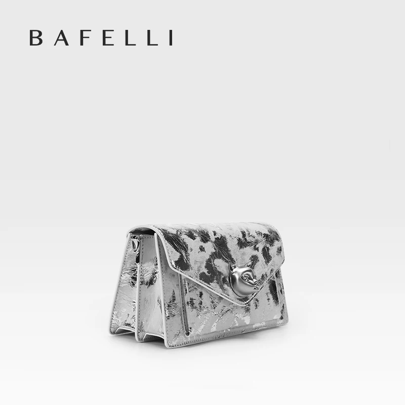 BAFELLI 2025 DAMES TAS MODE TREND LUXE MERK LEDEREN FLAP CROSSBODY PURSE KAT NIEUWE STIJL ORIGINELE DESIGNER HANDTASSEN
