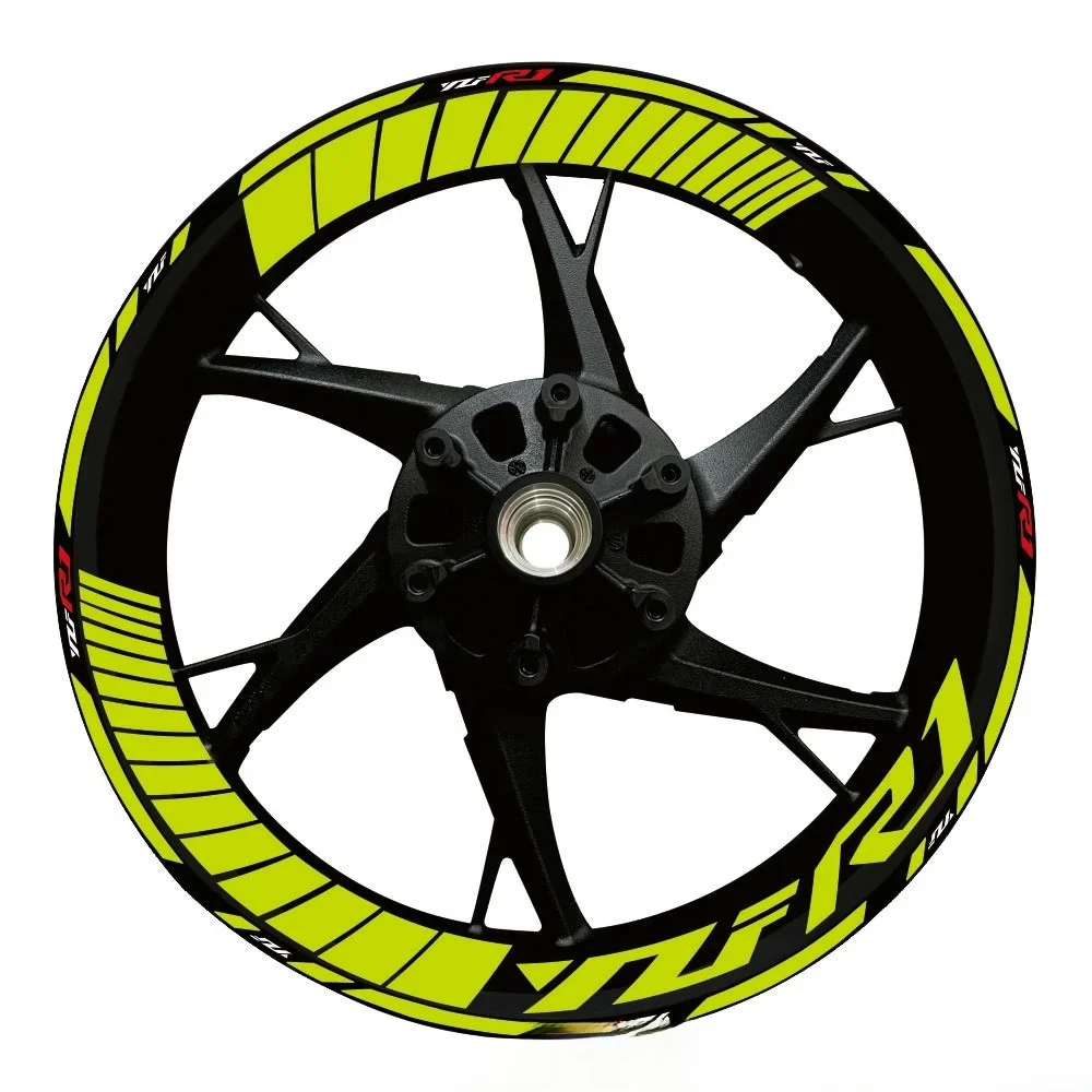Odblaskowe akcesoria motocyklowe naklejka na koło wewnątrz piasty pasek taśmy do YAMAHA MT03 MT07 MT09 YZF R1 R3 R6 FZ07 — 2