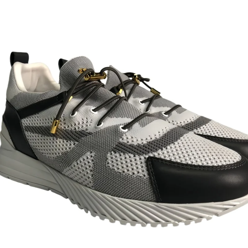 

Новинка 2025, мужская обувь из трикотажной кожи с R-образной строчкой для отдыха на открытом воздухе, спорта и поездок на работу