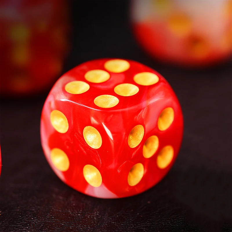 Red and Green DND D6 Dice Set for Table Games Pieces Set Warhammers 40K RPG