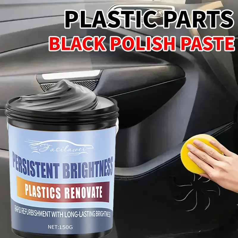 

Plastic parts refurbishing agent, automotive restoration agent, interior care and polishing wax, tire coating wax, black car yel