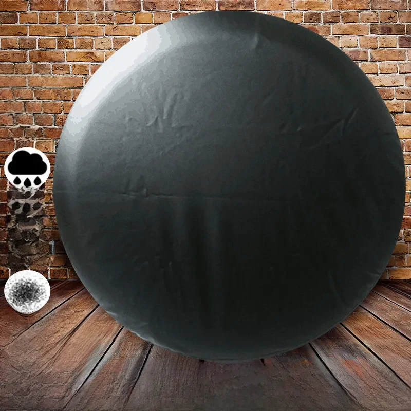 14-17 pouces voiture secours pneu couverture PVC cuir roue de secours pneu couverture sac pochette protecteur pour toutes les pièces de voiture noir protecteur