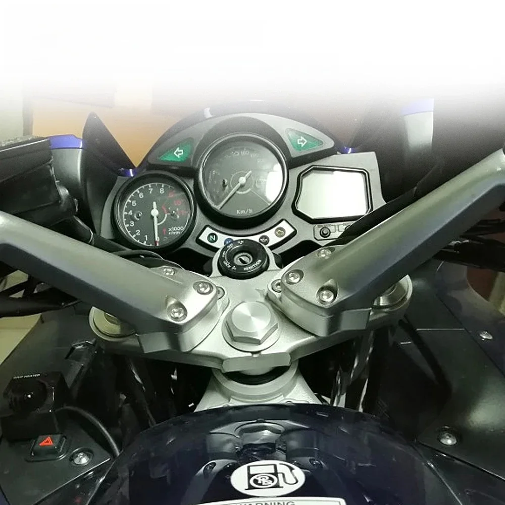 Für Yamaha FJR 1300 FJR 1300 Motorrad CNC Lenker Riser Spacer Kit Griff Bar Riser Montieren Schellen 2001 2002 2003 2004 2005