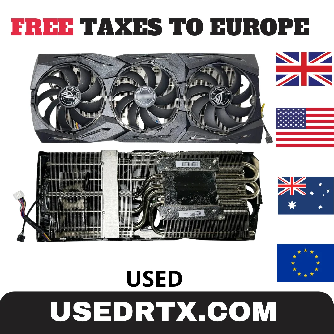 USED For ASUS ROG STRIX RTX 2070S 2080 2080S 2080Ti OC 11G Gaming Video Card Heatsink Original Not Brand New