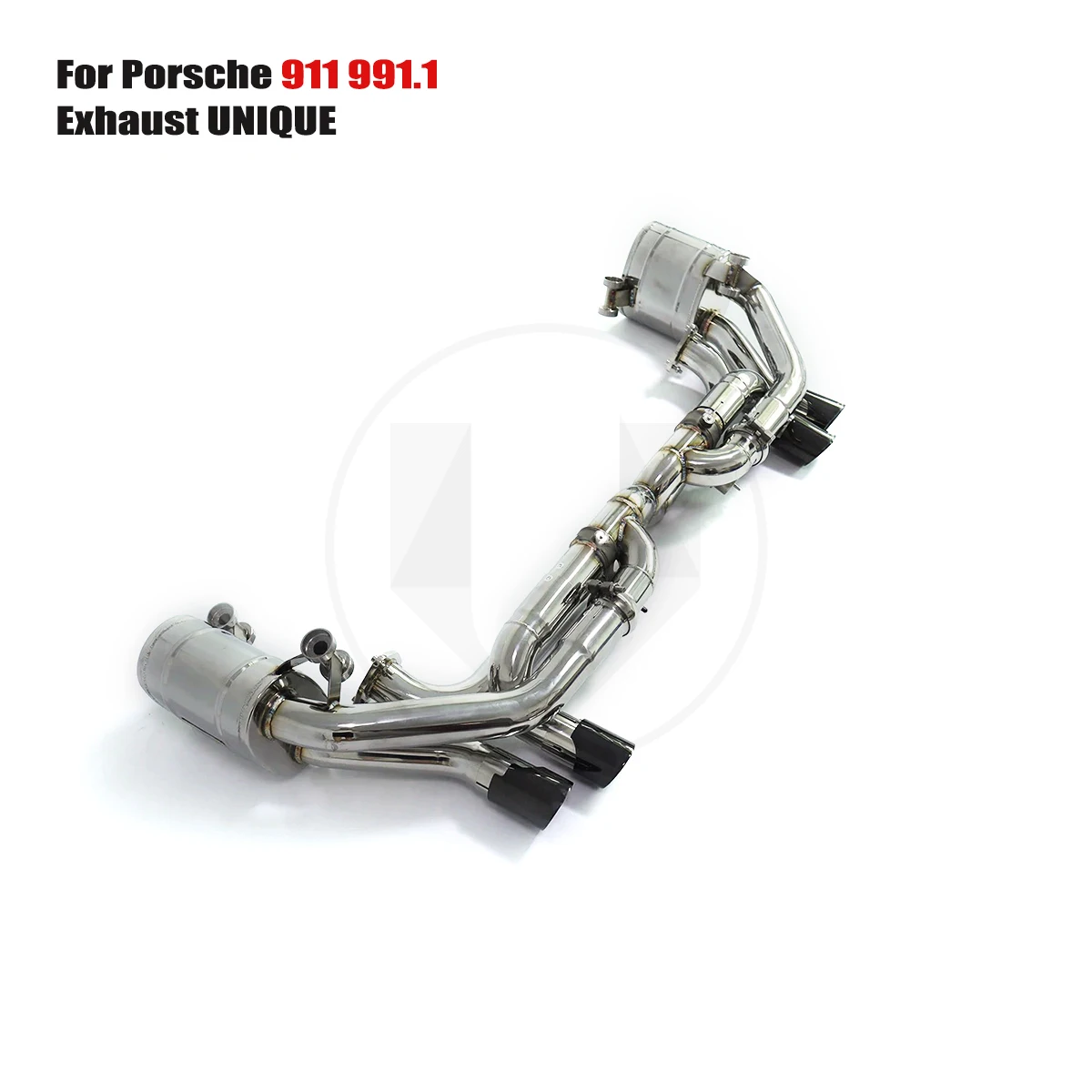 UNIQUE For Porsche 911 991.1 3.4T 3.8T 2012-2015 performance valve exhaust system ss304 exhaust muffler