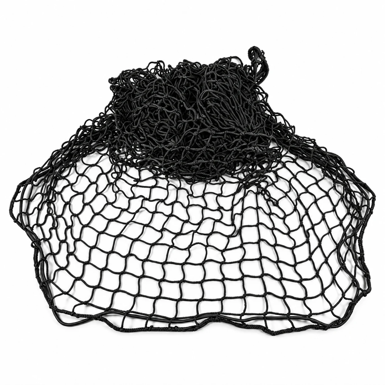 Rete elastica per bagagli, 150 × 220 cm, rete di trasporto di grandi dimensioni per bagagli, auto e carichi, colore nero.
