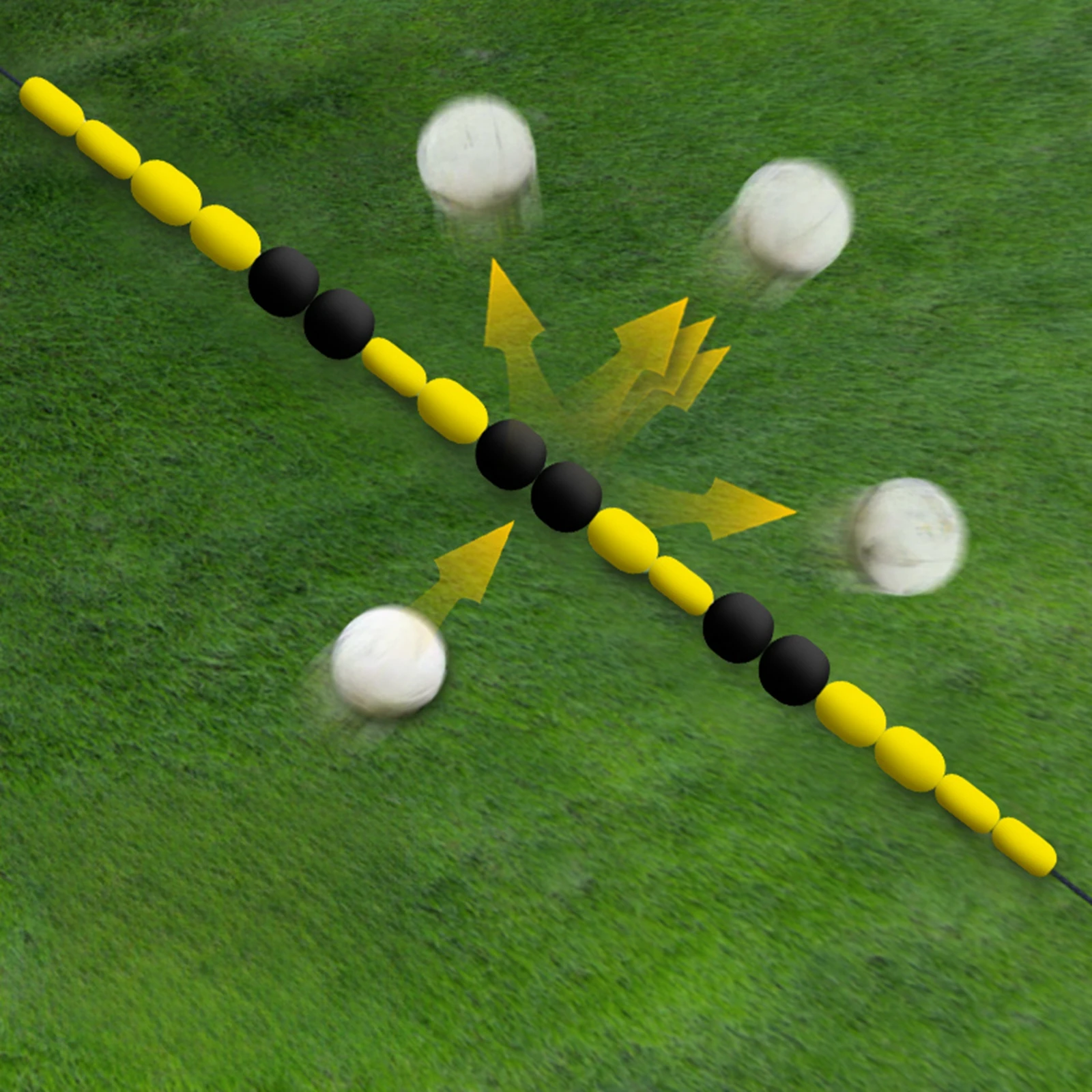 골키퍼 편향 장비 반사 민첩성 훈련을 위한 충격 방지 단일 라인 디플렉터 축구 축구 훈련