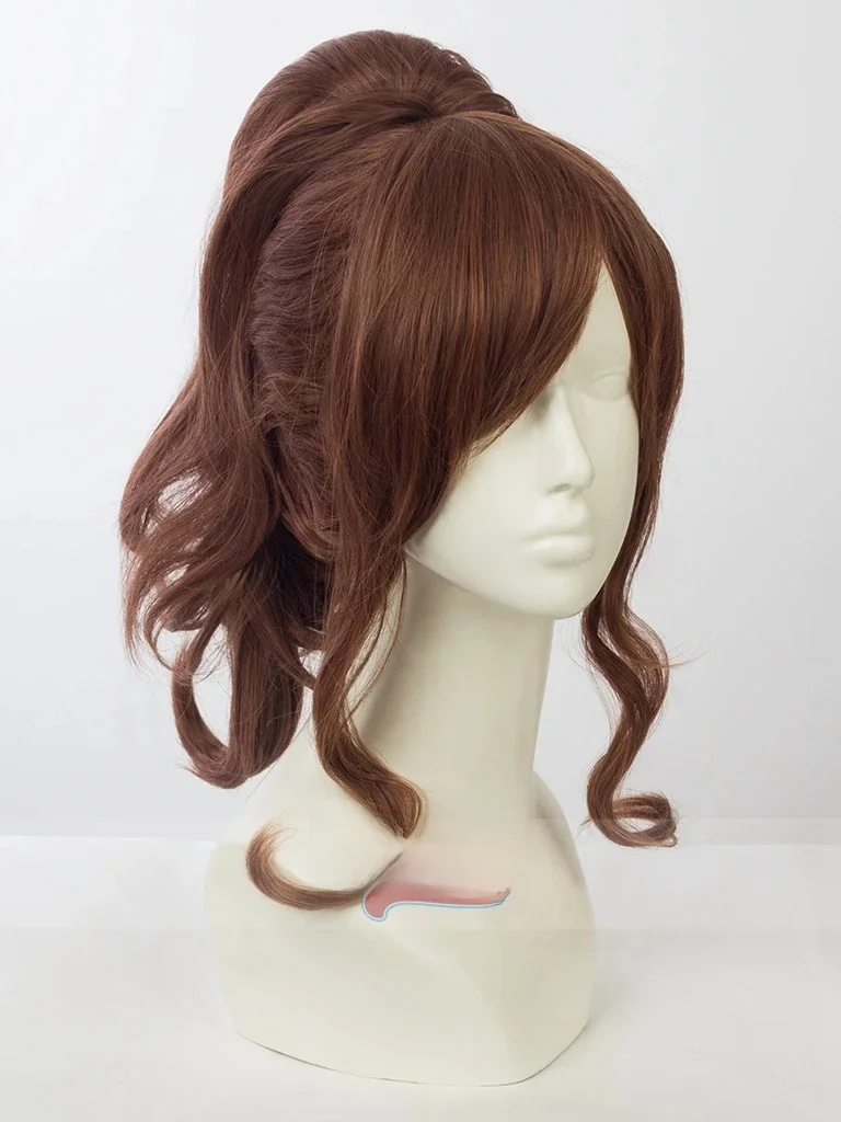 Anime Sailor Jupiter Kino Makoto peruka do cosplay brązowy kucyk mp 002978 — zdjęcie 2