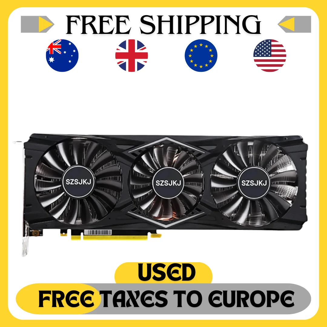 RTX 2080TI 22GB Graphics Card Nvidia GDDR6 256bit 8nm 1750MHz Computer Video Card Mining Gaming AI mapping PCI Express 4.0 x 16
