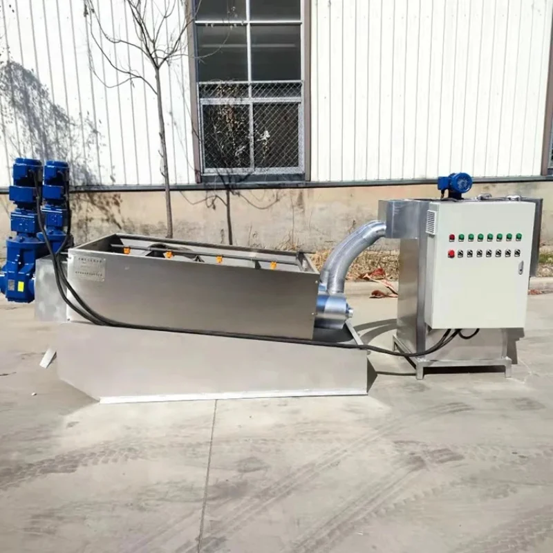 Explosion Proof Filter Press with Shaftless Screw Conveyor Advanced Wastewater Treatment Screw Press Double Dewatering Screw Fil