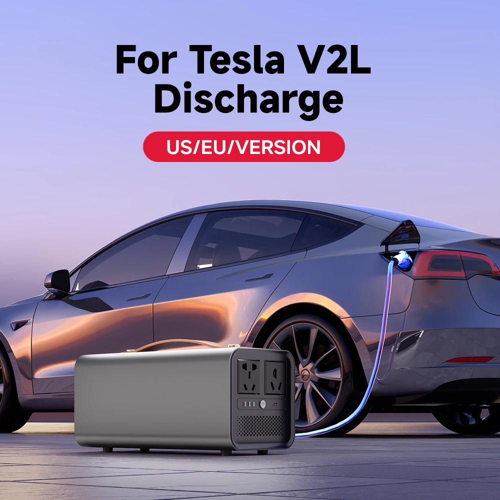 V2L Discharge For Tesla Model Y S X 3 NACS CCS2 Sockets 3.5KW 5KW V2L V2V V2H EV Power Share Adapter Device FACTORY DIRECT SALES