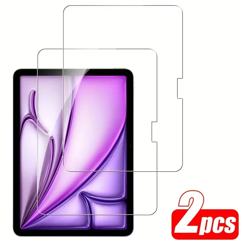 2Pcs Tempered Glass Screen Protector For ipad Pro Air 13 11 2024 M4 M2 Air 5 4 Pro 12.9 11 M3 M5 2025 2026 Film view 2