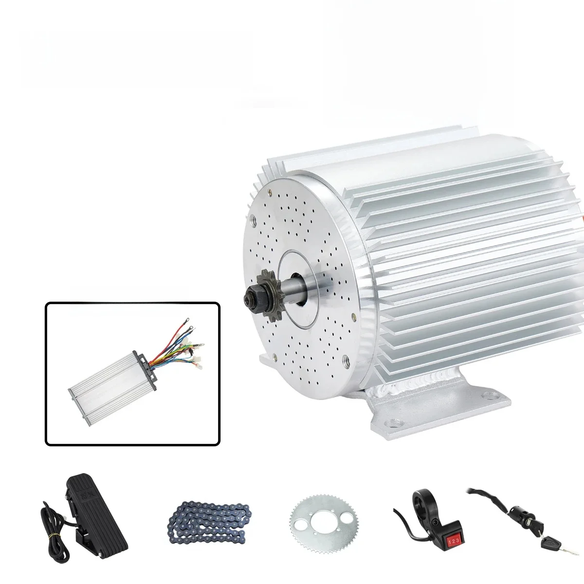 AliExpress kun ray Electric Brushless DC Motor Kit 36V 48V 1000W Upgrade Motor with Heat sink for Go Karts E-Bike Electric Motorcycle Scooter