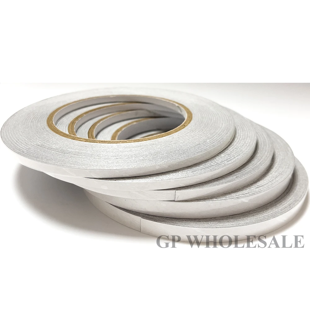 20M Conductive Fabric Tape Double Sided Adhesive Cloth Tape 5-19mm for Laptop Mobile Phone Repair EMI Shielding Wire Wrap 0.15mm