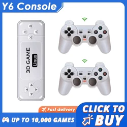 BOYHOM-Y6 Console de Jogos Retro para GBA, 4K, 60fps, Saída HDMI, Baixa Latência, GD10, TV Game Stick, Punho Duplo, Casa Portátil, GBA