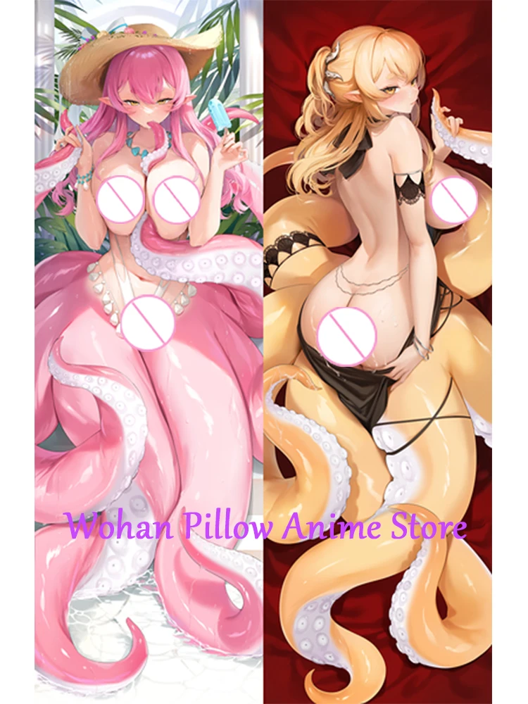 

Dakimakura Anime Pillow Cover Syrene Double Sided Print Life-size Halloween Christmas Decoration