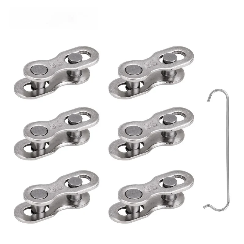 AliExpress DEEMOUNT 6 Pairs Bicycle Quick Link& Release for 1/6/7/8/9/10/11/12 Speed Chain Reusable Carbon Steel Missing