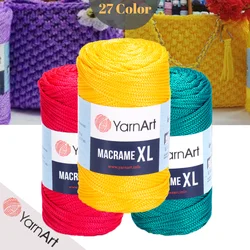 YarnArt Macrame XL Yarn - 27 Color Options - 130 Meters(250gr) - Polyester - Wall Ornament - Cover - Curtain - Basket - Flower Pot -  Cardigan - Sweater -Vests - Too Thick - Soft - Accessory - DIY -MADE IN TURKEY