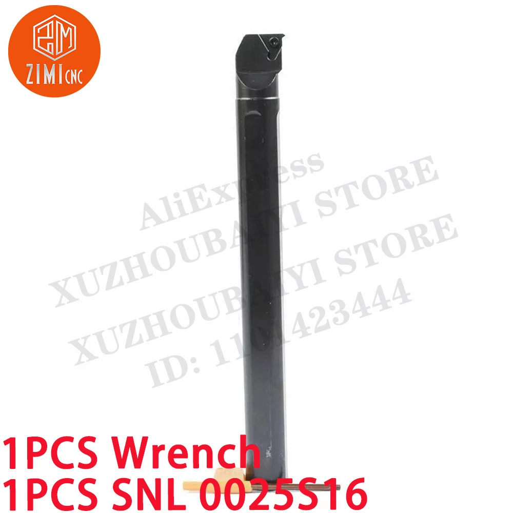 1PCS SNL 0025S16 CNC 선반 나사선삭 공구 홀더 16IR AG60의 경우 왼쪽 초경 인서트 CNC 금속 선반 기계적인 절단 도구