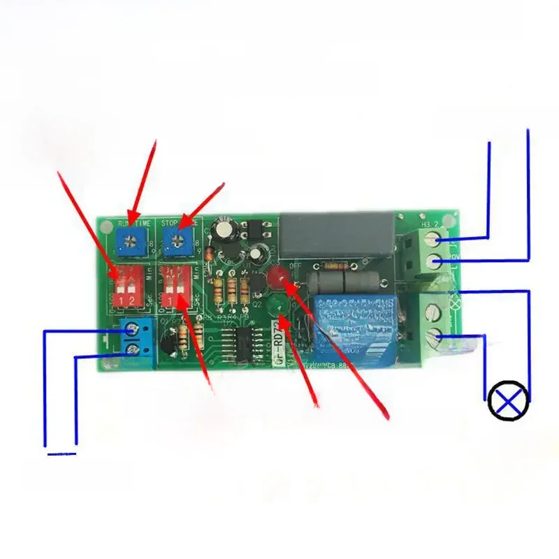AliExpress AC 110V 220V 230V Adjustable Cycle Delay Time Timer Relay Turn ON OFF Control Relay Switch Timing Infinite Loop Module