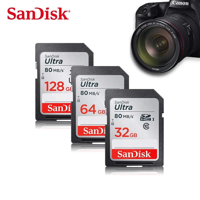 SanDisk Ultra Extreme Pro SD Card 128GB 64GB 32GB 512GB 256G 1T SD C10 Flash Memory Card SD U3 4K V30 Cards SDXC SDHC for Camera