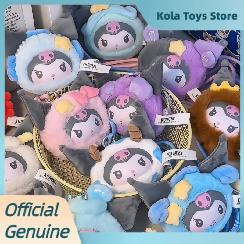 Nuovo genuino Kuromi 12 serie zodiacale scatola cieca carino peluche Kuromi bambole vinile peluche sacchetto pendente figurine giocattolo scatola misteriosa regalo ragazza
