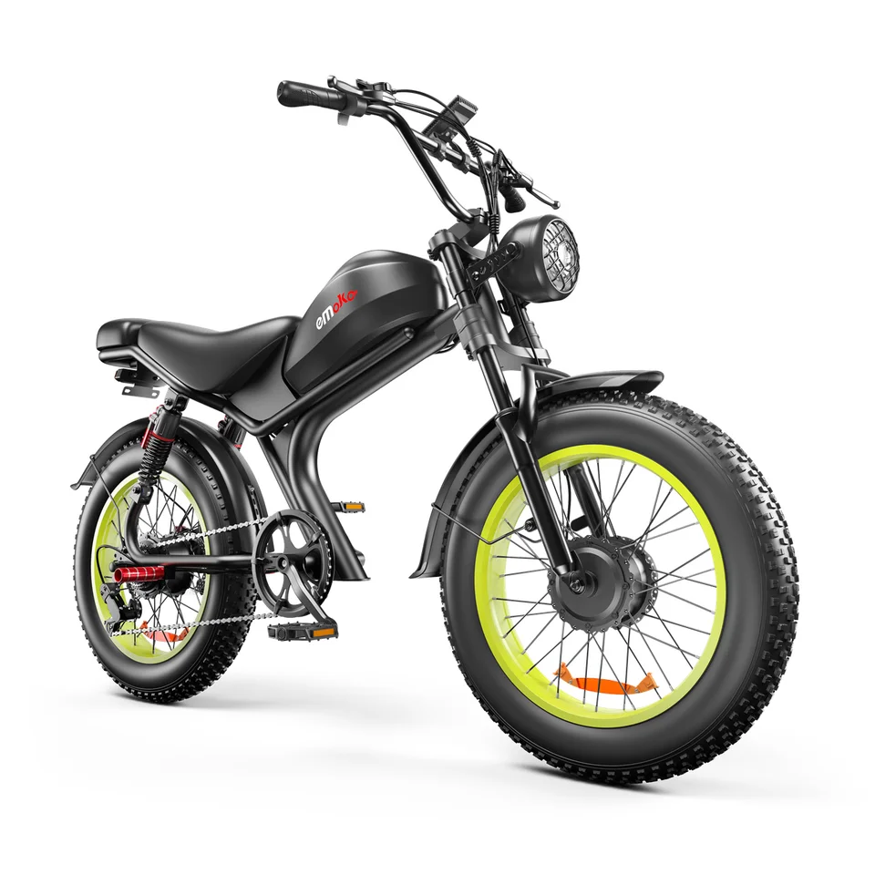 Emoko C93 adult E-bike 1000W*2 48V23Ah battery commute Electric Bike,20-inch Fat Tire E-Mountain bike image 6