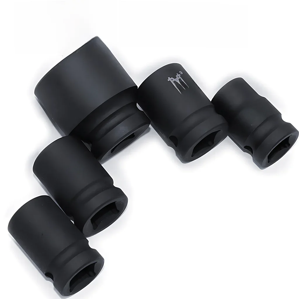 Jeu de douilles à percussion courte à entraînement 1/2 ", robuste, tailles métriques 10mm-38mm, adaptateur de tête de clé à douille pneumatique