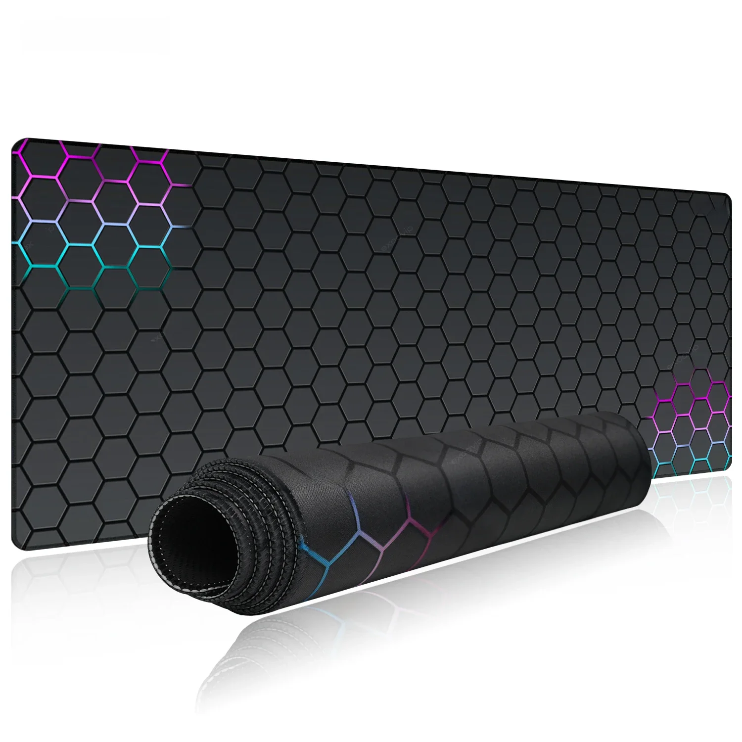 EXCO Gaming Mouse Pad Large with Stitched Edge Non-Slip Rubber Base Extended Desk Mat Keyboard Mousepad for Office Home Computer