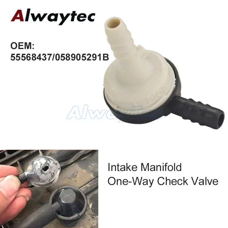 5PCS 55568437 Air Intake Manifold One way Check Valve Regulating Valve For Chevrolet Cruze Sonic Aveo T300 Tracker Opel VW