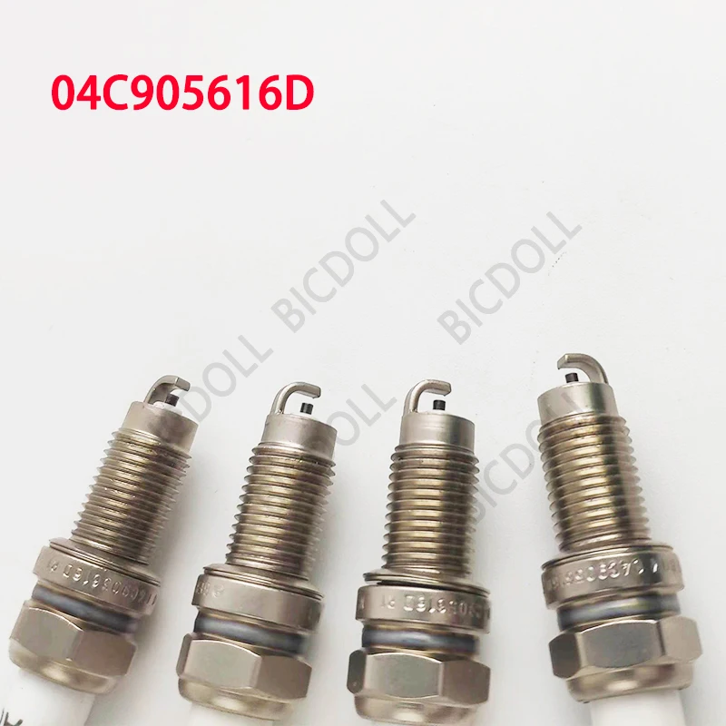 

4/6PCS 04C905616D Spark Plug for VW Volkswagen Bora Jetta C-TREK 1.5 DCFA Golf Sportsvan Fox Skoda Octavia 1.8T CJSB RAPID YETI