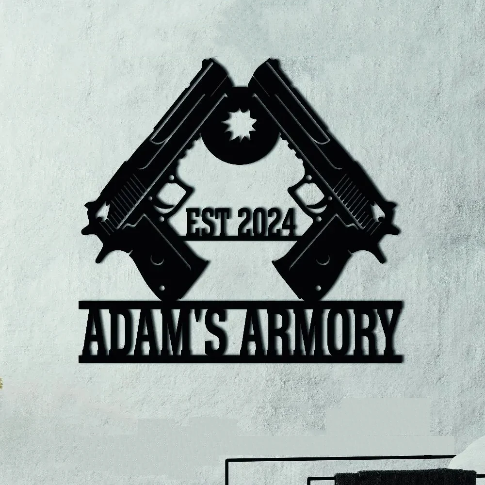 

Custom Metal Wall Sign, Name Est Date Wall Art, Personalized Metal Sign, Military Army Veteran Gift