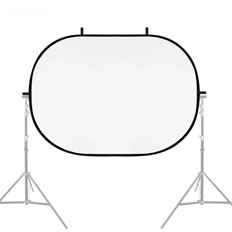 Selens 150x200cm Przezroczysty panel dyfuzyjny, składana owalna tablica do odbijania światła, reflektor fotograficzny do tła w studiu, do filmowania portretów. — zdjęcie produktu 7
