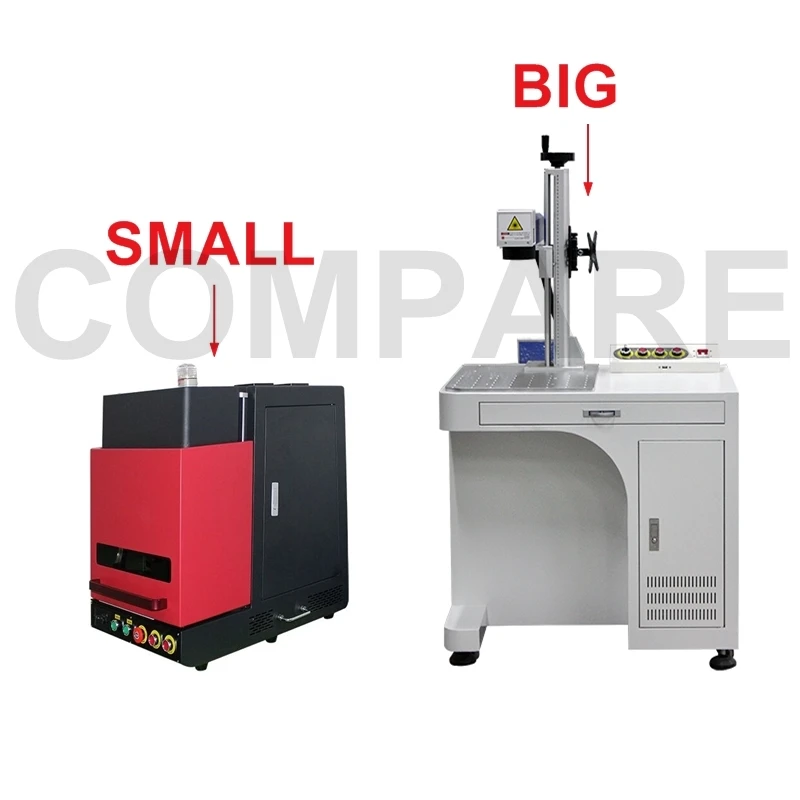 Ly Enclosed Fiber Laser Nameplate Marking Machine Laser Source Optional Metal Stainless Steel with Electric Lifting Function 50W