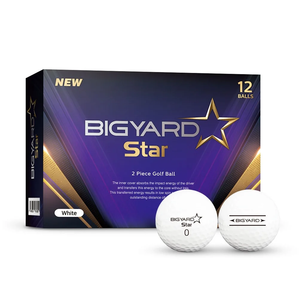 Nexen Big yard Star 2 piece high backlash Street golf ball 12 ball White