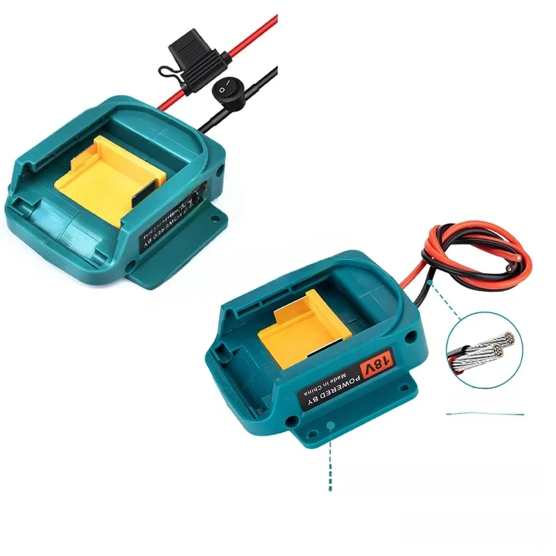 Power Wheels Adapter für Makita 18V Li-Ionen-Akku Stromanschluss DIY Adapter Dockinghalterung für Elektrowerkzeuge RC-Spielzeug Robotik