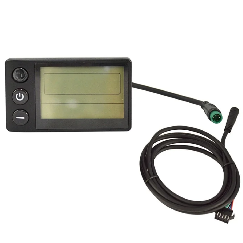 AliExpress S866 Electric Bike LCD Display Electric Scooter Display Meter Control Panel With Waterproof Plug And Waterproof Line