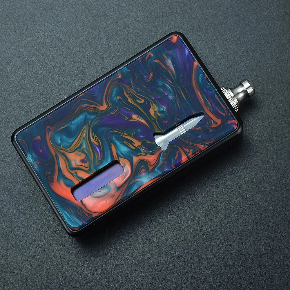 แผ่นกระดุมหน้าจอวัสดุเรซินปลายหยด510สำหรับแท่งเหล็กคาร์บอน Sxk BB 70W / DNA 60W Mod Kit อุปกรณ์เสริม