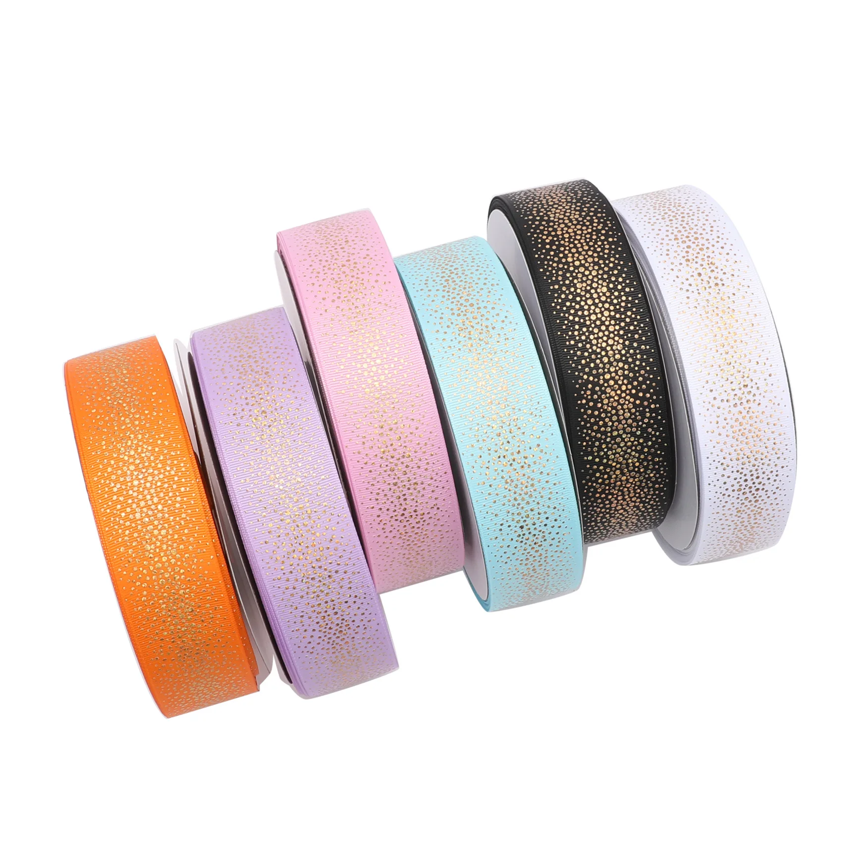 [HSDRIBBON] Free Shipping 38mm 1-1/2inch HSD-Design Dot hologram Series on Grosgrain Ribbon