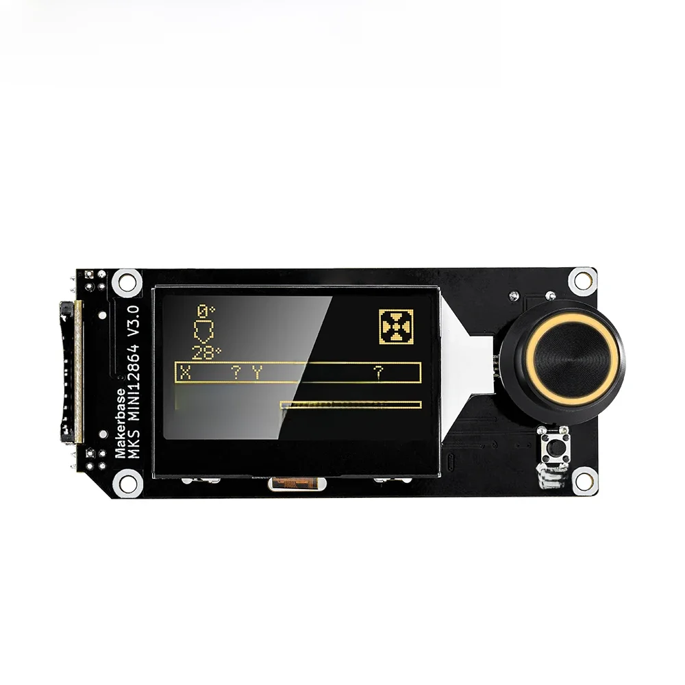 Makerbase MKS MINI12864 V3 Włóż kartę SD Przedni ekran LCD Inteligentny wyświetlacz Części do drukarek 3D MKS SKR VORON mini 12864 — zdjęcie produktu 4