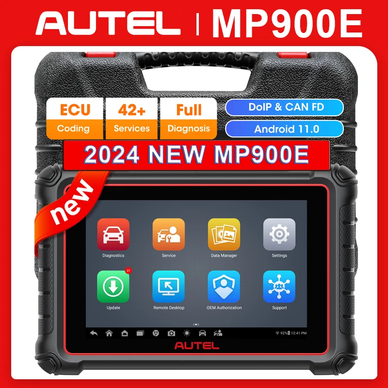 Autel MaxiPRO MP900E OBD Diagnostic Scanner Newer of MP808BT PRO CANFD DoIP Diagnostic Tools Bi-Directional Automotive Scan Tool