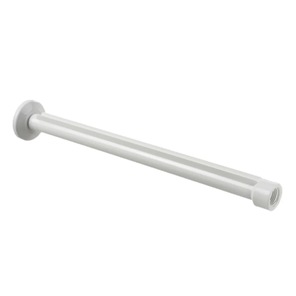 37cm White Durin ABS Rod For Electric Shower With Wire Pass
