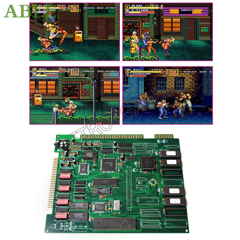 

Streets Of Rage 2 Retro Video Game Jamma PCB Board Mainboard Can Be Put In Coins Perfect Sound Arcade Motherboard