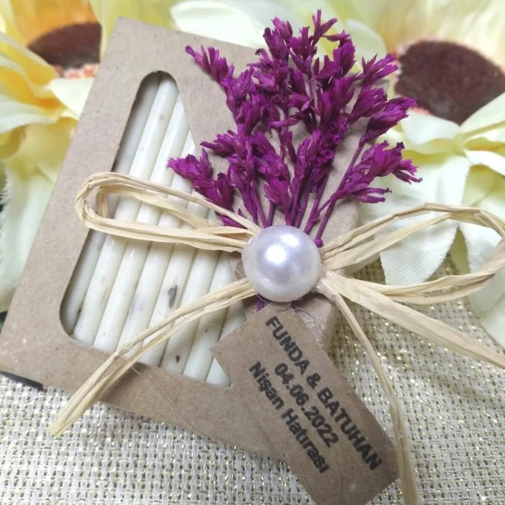 50 Pieces of Handmade Baby Gift Lavender Scented Soap Gifts, Wedding Gifts for Mass Guests, Rustic Wedding Gifts, Bridal Gift