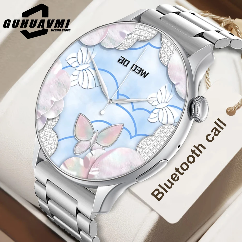 

2024 New Smart Watch Ladies Full Touch Screen Sports Fitness Watch IP68 Waterproof Bluetooth For Android iOS Smart Watch Female