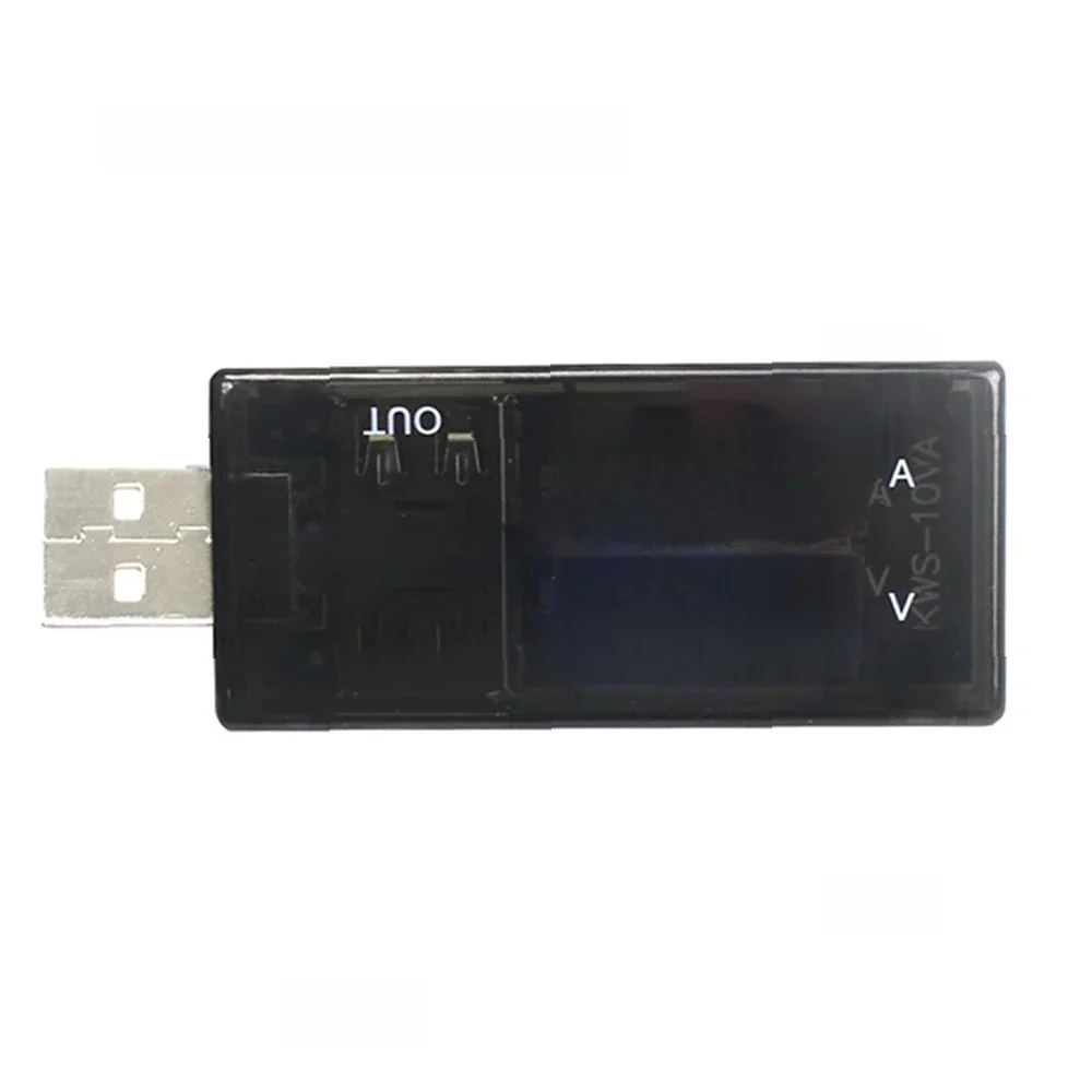Podwójny cyfrowy USB napięcie prądu 3-9 V 0-5A Tester ładowania woltomierz baterii amperomierz ładowarka mobilne ładowanie zasilania — zdjęcie 2