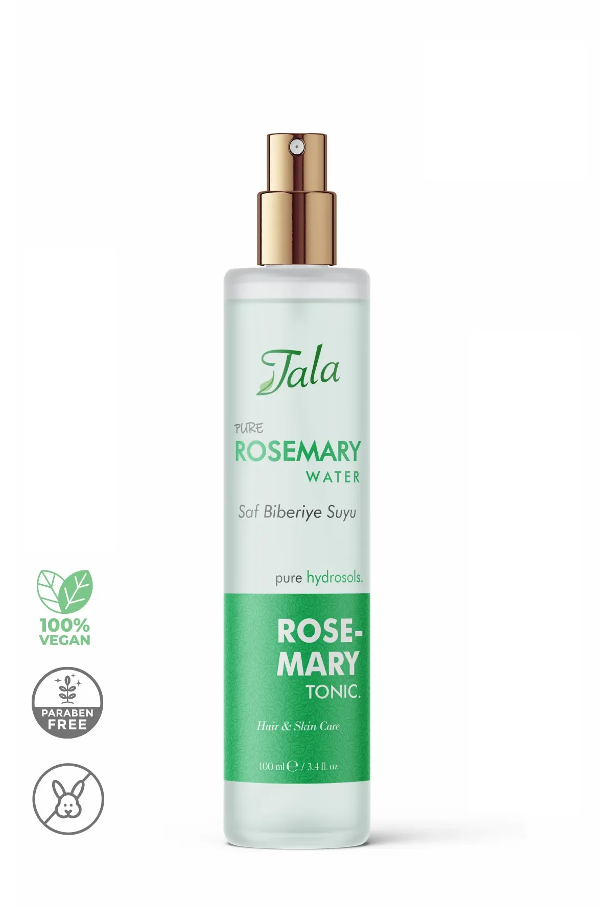 

Natural Oils Tala Rosemary Water Strengthening Hair Tonic 100% Pure and Natural Fast Hair Growth Anti-Loss 100 Ml